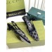 Gucci Slingback Pumps 35MM In Black Mesh with GG Crystals