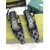 Gucci Slingback Pumps 35MM In Black Mesh with GG Crystals