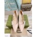 Gucci Pumps in Nude Leather with GUCCI Metal