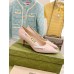 Gucci Pumps in Nude Leather with GUCCI Metal