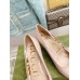 Gucci Pumps in Nude Leather with GUCCI Metal
