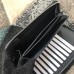 Gucci Zippy Organizer Wallet In Black Signature Leather
