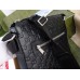 Gucci Messenger Bag in Black Signature Leather
