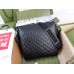 Gucci Messenger Bag in Black Signature Leather