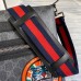 Gucci Night Courrier Messenger Bag in Black GG Supreme Canvas