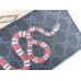 Gucci Zip Around Wallet In Black Kingsnake Print GG Supreme