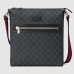 Gucci Messenger Bag in GG Black GG Supreme Canvas