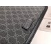 Gucci Flap Messenger Bag in Black GG Supreme Canvas