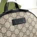 Gucci Small Backpack in Beige GG Supreme Canvas