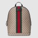 Gucci Backpack in GG Supreme Canvas with Web