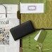 Gucci Zip Around Wallet in Black Leather with Bee