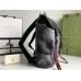 Gucci Tigers Backpack in Black GG Supreme Canvas