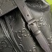 Gucci Backpack In Black GG Embossed Perforated Leather