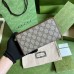 Gucci Zip Around Wallet In Beige Canvas with Interlocking G
