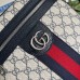Gucci Ophidia Small Messenger Bag in Blue GG Supreme Canvas