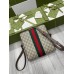 Gucci Ophidia Small Messenger Bag in Beige GG Supreme Canvas