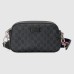 Gucci Messenger Bag in Black GG Supreme Canvas