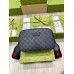 Gucci Messenger Bag in Black GG Supreme Canvas