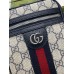 Gucci Ophidia Mini Messenger Bag in Blue GG Supreme Canvas