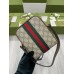 Gucci Ophidia Mini Messenger Bag in Beige GG Supreme Canvas