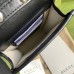 Gucci Mini Messenger Bag In Black GG Embossed Leather