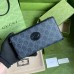 Gucci Zip Around Wallet In Black Canvas with Interlocking G