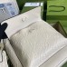 Gucci Mens Medium Backpack In White GG Embossed Leather