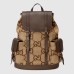Gucci Backpack in Camel Jumbo GG Canvas