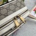 Gucci Ophidia GG Supreme Backpack with White Leather