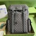 Gucci Ophidia GG Medium Backpack in Grey Supreme Canvas