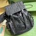 Gucci Backpack in Black Jumbo GG Leather
