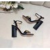 Gucci Marmont Sandals 105mm in Black Leather