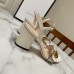 Gucci Marmont Sandals 75mm in White Leather