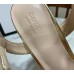 Gucci Marmont Sandals 75mm in Gold Metallic Leather