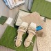 Gucci Horsebit Sandals 25mm in White Leather