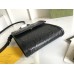 Gucci Messengers Bag in Black GG Embossed Leather