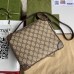 Gucci Trunks Messenger Bag In Beige GG Supreme Canvas
