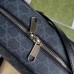 Gucci Trunks Messenger Bag In Black GG Supreme Canvas