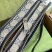 Gucci Shoulder Bag in Blue GG Supreme with Interlocking G