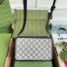 Gucci Shoulder Bag in Blue GG Supreme with Interlocking G