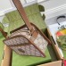 Gucci Shoulder Bag in Beige GG Supreme with Interlocking G