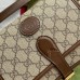 Gucci Mini Shoulder Bag in Beige GG Supreme with Interlocking G