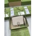 Gucci Mini Shoulder Bag in White GG Supreme with Interlocking G