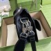 Gucci Messenger Bag with Flap in Black GG Supreme Canvas