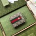 Gucci Bi-fold Wallet in Beige GG Supreme with Bee