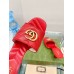 Gucci Slide Sandals 75mm in Red Matelasse Leather