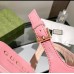 Gucci Double G Sandals in Pink Leather
