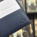 Gucci Bi-fold Wallet In Blue Signature Leather with Web