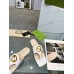 Gucci Blondie Thong Sandals in White Leather