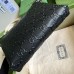 Gucci Medium Messenger Bag in Black GG Embossed Leather